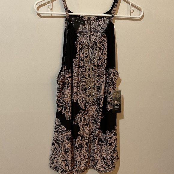 INC International Concepts Jeweled Women’s Tank Top - Picture 2 of 5